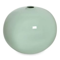 Peony Vase, Mint - 28x25 Cm