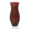 Claudia Glass Vase, Red & Green – 17x40 Cms