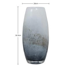 Oasis Glass Vase, Ink Blue - 16.5x26 Cm -decoration 5110400400845 3