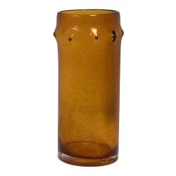 Hues Vase, Amber - 13x29 Cm