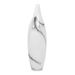 Usra Vase, White - 13x46 Cm