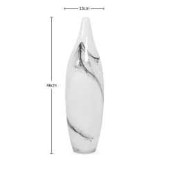 Usra Vase, White - 13x46 Cm 5 Usra Vase, White - 13x46 Cm -decoration 5110400400913 3