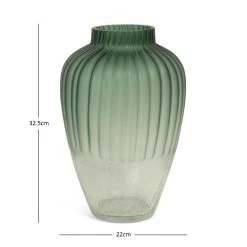 Biome Vase, Green - 22x32.5 Cm -decoration 5110400401019 3