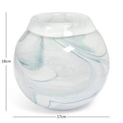 Aqua Vase, Blue - 18x17 Cm 5 Aqua Vase, Blue - 18x17 Cm -decoration 5110400401040 3
