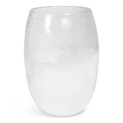 Zion Vase, White - 21x29.5 Cm