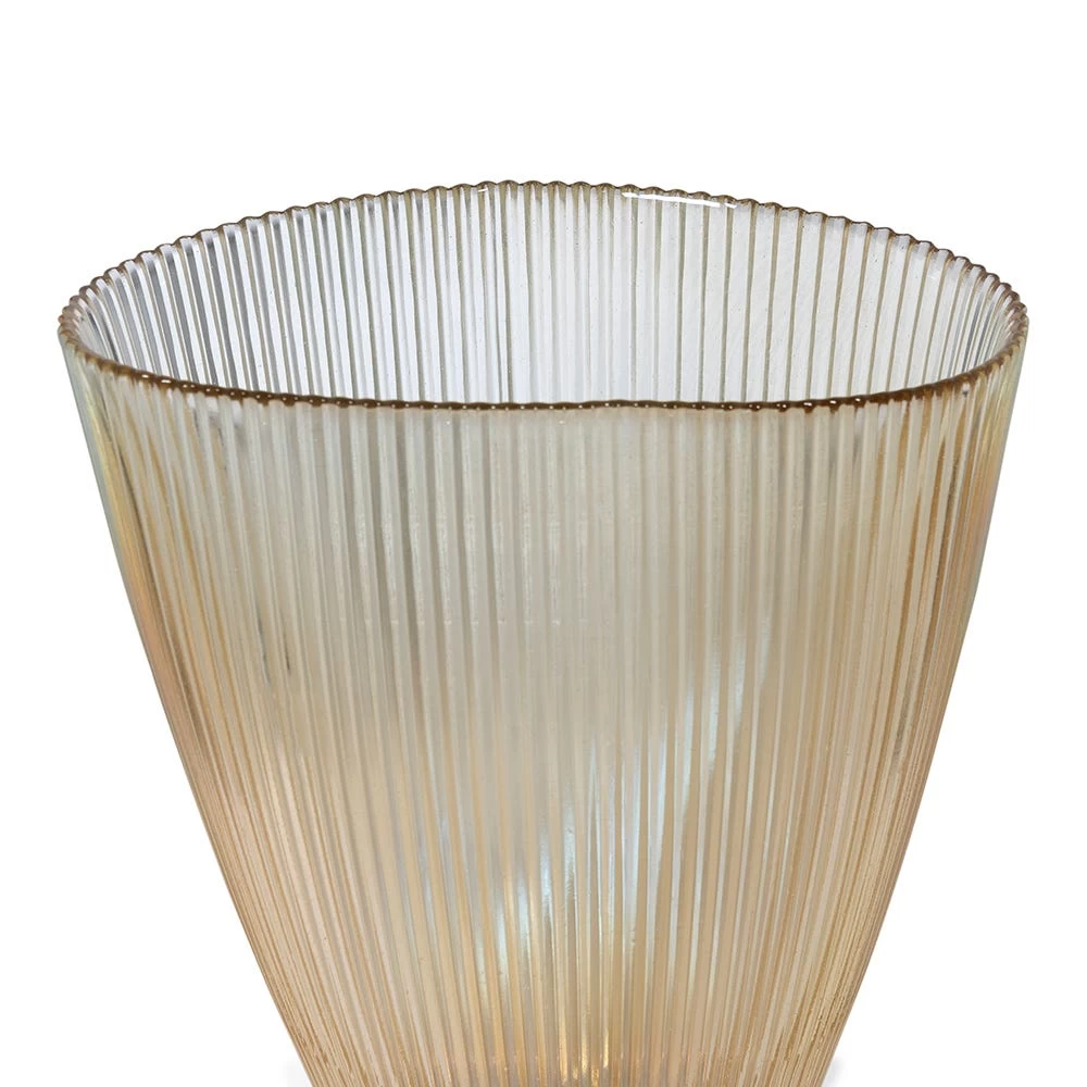Tia Vase, Amber - 21.5x13x24 Cm 2 Tia Vase, Amber - 21.5x13x24 Cm - Image 2