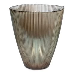 Tia Vase, Coffee - 21.5x13x24 Cm