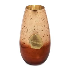 Ombre Flower Vase, Copper - 17x39 Cm