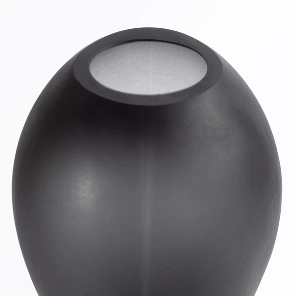 Mask Handmade Vase, Black - 18x40 Cm 3 Mask Handmade Vase, Black - 18x40 Cm - Image 3