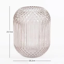 Summer Handmade Vase, Coffee - 18x23.7 Cm -decoration 5110400401255 4 4