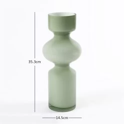 Jazz Vase, Green & Grey - 15x35.3 Cm -decoration 5110400401286 4