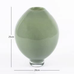 Floris Handmade Vase, Light Green - 20x25 Cm -decoration 5110400401354 4 4