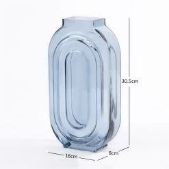 Urban Vase, Blue - 16x8x30.5 Cm -decoration 5110400401453 4