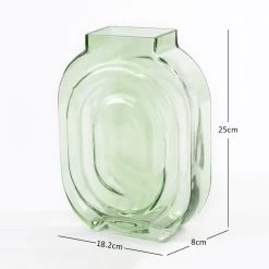Urban Vase, Green - 18.2x8x25 Cm 7 Urban Vase, Green - 18.2x8x25 Cm -decoration 5110400401460 4