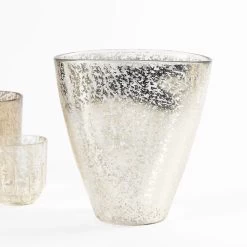 Kanak Vase, Silver - 23.5x23.5 Cm