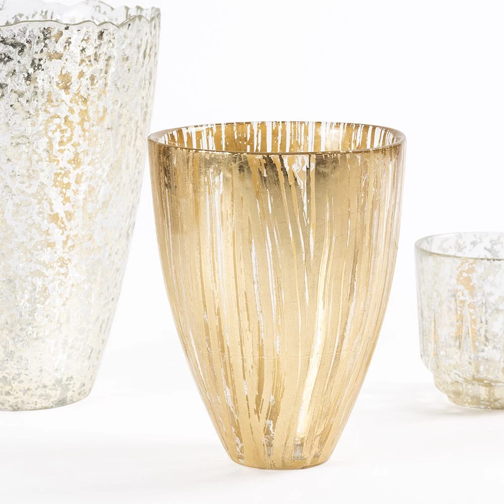 Kanak Vase, Silver - 14x18 Cm 1 Kanak Vase, Silver - 14x18 Cm