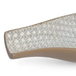 Matte Tray, White & Brown - 52x11.5 Cm -decoration 5110400500644 3