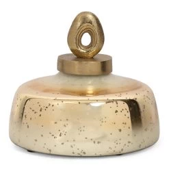 Dahab Decor Accent, Gold & Silver - 20x18 Cm