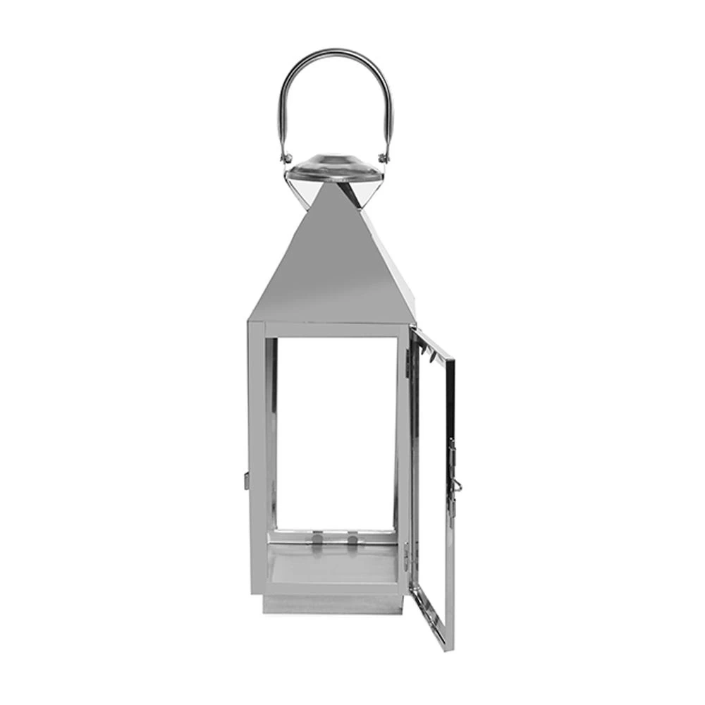 Luisa Lantern, Silver - 11x25 Cms 2 Luisa Lantern, Silver - 11x25 Cms - Image 2