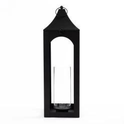 Ebony Lantern, Black - 21x20x64 Cm 7 Ebony Lantern, Black - 21x20x64 Cm -decoration 5110400902073 3
