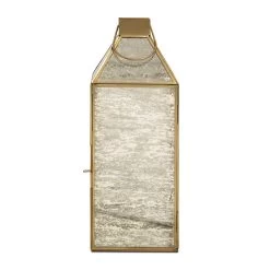 Rumi Lantern, Antique Gold - 16x16x51 Cm