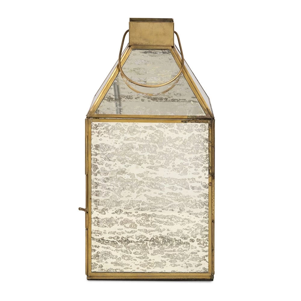 Rumi Lantern, Antique Gold - 16x16x41 Cm 1 Rumi Lantern, Antique Gold - 16x16x41 Cm