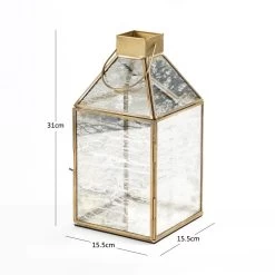 Rumi Lantern, Antique Gold - 16x16x31 Cm -decoration 5110400902110 4