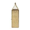 Aman Lantern, Gold - 10x10x37 Cm
