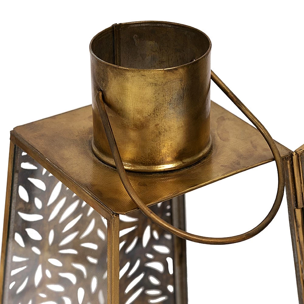 Mehal Lantern, Gold - 14.5x14.5x31 Cm 3 Mehal Lantern, Gold - 14.5x14.5x31 Cm - Image 3
