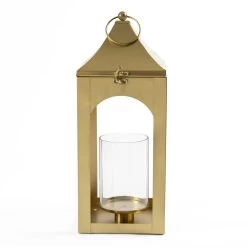 Ashaq Lantern, Gold - 18x17x43.5 Cm -decoration 5110400902264 3