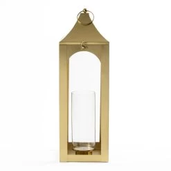 Ashaq Lantern, Gold - 26x25x72 Cm -decoration 5110400902288 3