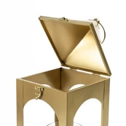 Ashaq Lantern, Gold - 26x25x72 Cm -decoration 5110400902288 4