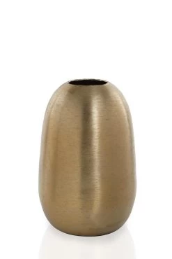 Fat Metal Vase - Small