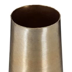 Aluminum Rim Pod Vase, Brushed Gold – Small -decoration 5110401000464 3