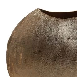 Talia Disc-Shaped Vase, Mink Gold – Small, 25 Cms -decoration 5110401000518 3
