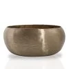 Mink Brushed Gold Convex Metal Bowl – Large