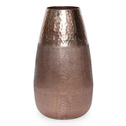 Wayne Handcrafted Drop Vase, Copper – Small, 30 Cm