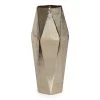 Cena Handcrafted Taper Vase, Gold - 49 Cm