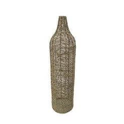 Boho Seagrass Vase, Natural - 21x80 Cm