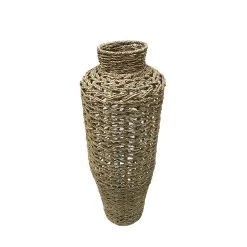Boho Seagrass Vase, Natural - 25x70 Cm -decoration 5110401400417 4