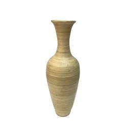 Tong Bamboo Vase, Brown - 29x85 Cm