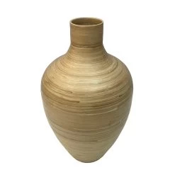 Tong Bamboo Vase, Brown - 29x50 Cm -decoration 5110401400448 5