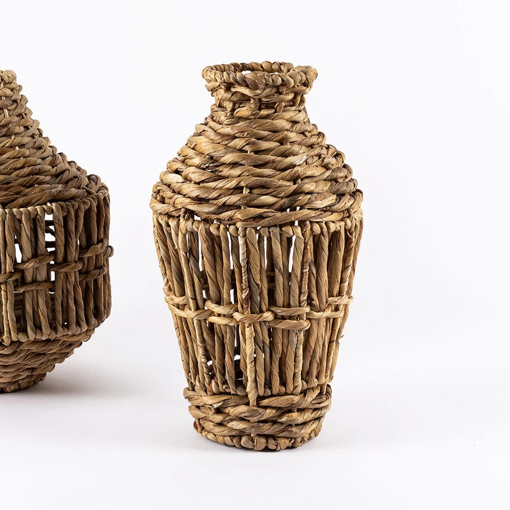 Boho Hyacinth Vase, Natural - 26x44 Cm 1 Boho Hyacinth Vase, Natural - 26x44 Cm