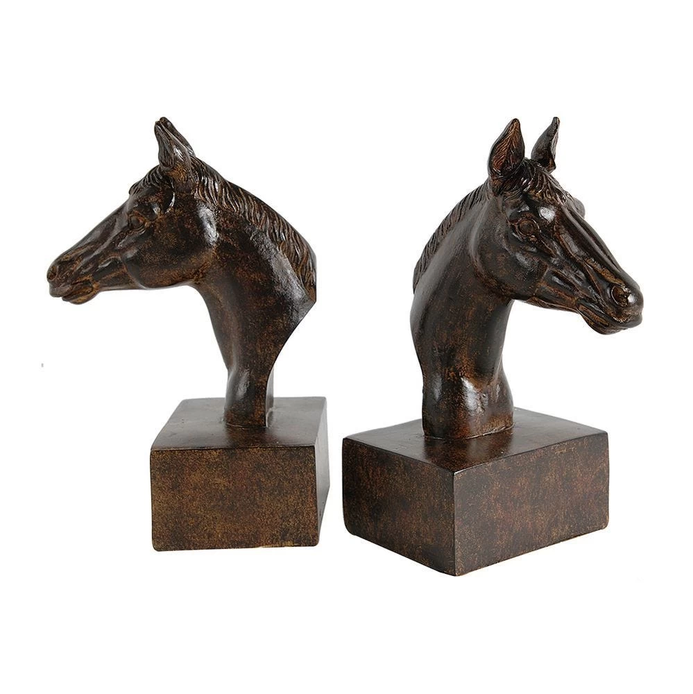 Tyson Horse Bookend, Brown – Set Of 2 8 Tyson Horse Bookend, Brown – Set Of 2 - Image 8