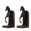 Chiron Horse Bookend, Brown – Set Of 2