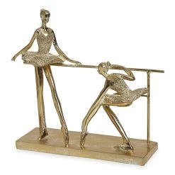 Ballerina Handcrafted Figurine, Gold - 26.5 Cm
