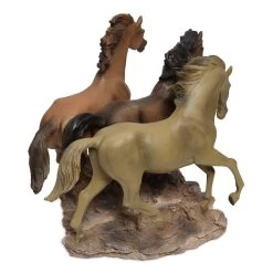 Three Horses Handcrafted Figurine, Multicolour – 30.5 Cm -decoration 5110401501145 3