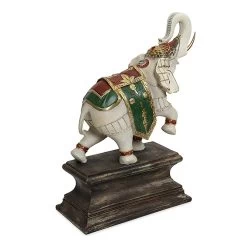Elephant Handcrafted Figurine, Multicolour - 42.5 Cm 5 Elephant Handcrafted Figurine, Multicolour - 42.5 Cm -decoration 5110401501220 3