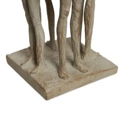 Four People Handcrafted Figurine, Cream - 24.5 Cm -decoration 5110401501268 3