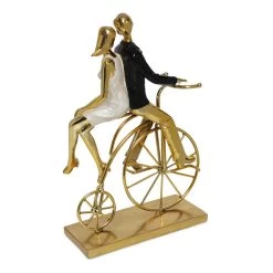 Couple Handcrafted Gold-Plated Figurine, Multicolour - 34.5 Cm -decoration 5110401501282 3